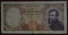 10000 L: Michelangelo P.97f.2  Circolata .(B1/26 - 10000 Lire