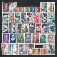 FRANCE Ca.1955: L'  Année Complète Neufs**, Forte Cote - 1950-1959