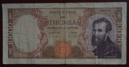 10000 L: Michelangelo P.97e  Circolata .(B1/26 - 10000 Lire