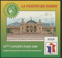FRANCE Bloc FFAP N°2 (PARIS 2008) - Cote 13.00 € - FFAP
