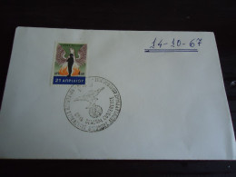 GREECE COMMEMORATIVE COVER 1967 AERONAUTICAL FEDERATION GENERAL CONVERENCE - Maximumkarten (MC)