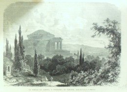 Italie Possagno Temple De Canova En Vénêtie 1873 - Stampe & Incisioni