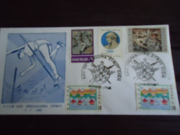 GREECE  COMMEMORATIVE COVER  1968 SPORTS  C.I.S.M. XXII CURRENCY CHAMPIONSHIP - Cartes-maximum (CM)