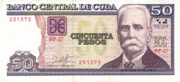 CUBA P123l 50 PESOS 2018 VF No P.h. - Kuba