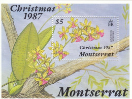 MONTSERRAT Block 46,unused,Christmas 1987 - Montserrat