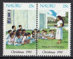 NAURU 369-370,unused,Christmas 1990 - Nauru