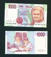 ITALY -  1990 1000 Lira UNC  Banknote - 1.000 Lire