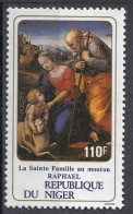 NIGER 1037,unused,Christmas 1987 - Niger (1960-...)