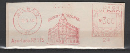 Spanien Freistempel Briefstück Bilbao 1954 Banco Dt Vizcaya - Machines à Affranchir (EMA)