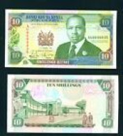 KENYA -  1992 10 Shillings UNC  Banknote - Kenya