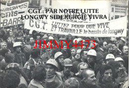 CPM - Contre L'intervention Policière à La Chiers - LONGWY Le 30/01/79 - Edit. UL - CGT - SNIC Nancy - Manifestazioni