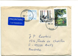 SUEDE - Affranchissement Sur Lettre Pour La France - - Covers & Documents