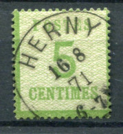 !!! ALSACE LORRAINE, N°4 CACHET DE HERNY (HERLINGEN) - Oblitérés