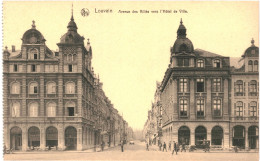 CPA Carte Postale  Belgique Louvain Avenue Des Alliés Vers L'Hôtel De Ville    VM71776-1 - Leuven