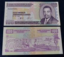 Burundi 100 Francs 1997 P37b UNC - Burundi