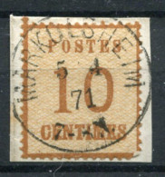 !!! ALSACE LORRAINE, N°5 CACHET DE MARKOLSHEIM - Usados