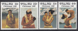 PALAU 88-91,unused,Christmas 1985 - Palau