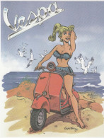 Ex-libris WALTHERY François Vespa 2013 (Natacha Rubine - Illustrators W - Z