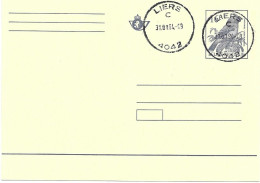 BUZIN Entier Postal Oblitéré De LIERS 31/01/94 Jaseur Boréal - Tarjetas 1951-..
