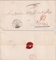 Faltbrief  Rheinfelden - Zürich - Schwyz         1851 - 1843-1852 Federal & Cantonal Stamps