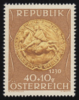 937 Kriegsgefangenenfürsorge, Reitersiegel Herzog Friedrich II., 40 G + 10g ** - Altri & Non Classificati
