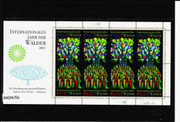 IMGM/06 VEREINTE NATIONEN UNO WIEN 2011 Michl  736/37  KLEINBOGEN  ** Postfrisch SIEHE ABBILDUNG - Unused Stamps