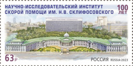 RUSSIE/RUSSIA/RUSSLAND/ROSJA 2023** MI.3273,ZAG..3048  100th Anniversary Of N. Sklifosovsky Scientific Research Institu - Nuovi