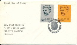 Ireland FDC Baile Atha Cliath 21-11-1976 James Larkin Sent To Denmark - FDC