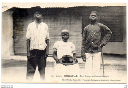 CONGO Francais  BRAZZAVILLE  ( Afrique ) - Boys Loango Et Femme Bondjios ( 1906 ) - Brazzaville