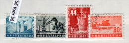 1953 Bulgarian-Russian Friendship 4v.- Oblitere/used (O)  Bulgaria / Bulgarie - Used Stamps