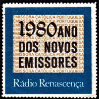 Vignette/ Vinheta, Portugal - Rádio Renascença. 1980 Ano De Novos Emissores -||- MNH - Emisiones Locales