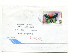 MADAGASCAR - Affranchissement Seul Sur Lettre - Papillon - Madagascar (1960-...)