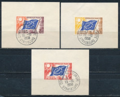 France - Service YT S17, S18, S20 Obl. - Used