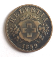 Suisse - 20 Rappen 1859 (Billon) - Switzerland