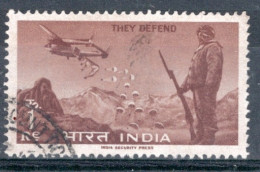 India 1963 Single Stamp Celebrating Defence Campaign In Fine Used - Gebruikt