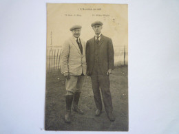 2023 - 2294  L'AVIATION  En  1908  :  Mr HART. O. BERG  Et  Mr  Wilbur WRIGHT   XXX - Piloten