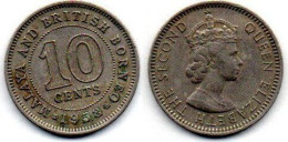 MA 25249  / Malaya 10 Cents 1958 TB+ - Malasia