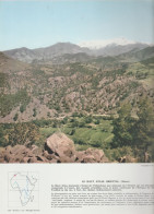 Photo  -  Reproduction -  Maroc - Haut Atlas Oriental - Djebel Tistiouit - Djebel Rhat - Djebel Mgoun - Africa