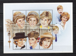 CENTRAFRIQUE N° 1234 à 1239   NEUFS SANS CHARNIERE COTE 9.00€   LADY DIANA - Centrafricaine (République)