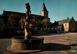 CPM - ROYERE - La Place La Fontaine Et L'église - Edition CAP Théojac - Royere