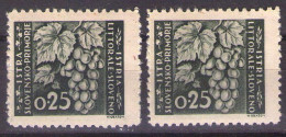 ISTRIA E LITORALE SLOVENO 1945. Tiratura Di Lubiana, Dent. 10 1/2-11 1/2, Sass. 41,TIPO II MH* - Occup. Iugoslava: Litorale Sloveno