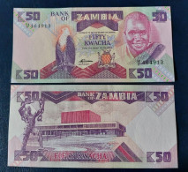 Zambia 50 Kwacha Year ND P28 UNC - Zambie