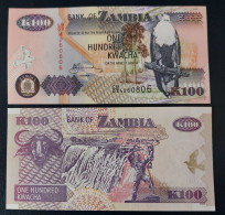 Zambia 100 Kwacha Year 2003 P38 UNC - Zambie