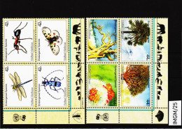 IMGM/25 VEREINTE NATIONEN NEW YORK  2009/10 Michl  1137/40 + 1185/88 VIERERBLÖCKE  ** Postfrisch SIEHE ABBILDUNG - Unused Stamps