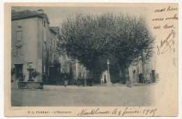 CPA - FLORAC (Lozère) - L' Esplanade - Florac