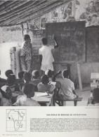 Photo  -  Reproduction -  Afrique - Côte D'Ivoire - Une école - Afrique