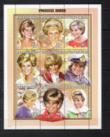 CENTRAFRIQUE N° 1319 à 1327   NEUFS SANS CHARNIERE COTE 9.00€   LADY DIANA - Centrafricaine (République)