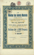 Titre De 1925 - Le Moniteur Des Intérêts Matériels - N° 000769 - Andere & Zonder Classificatie