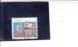 AUSTRALIA  1989 - Yvert  1144a° - Corsa - Sport - Used Stamps