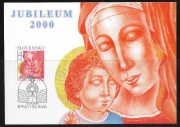 Slovakia   Carte Maximum   RARE 2000 **    Christmas - Jubilee 2000 **  Slowakei - Lettres & Documents